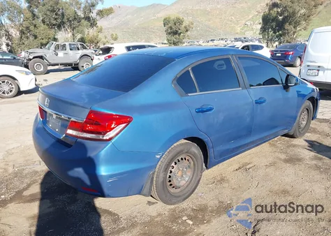 2013 Honda Civic Lx из США, поврежденный, VIN 2HGFB2F5XDH507008